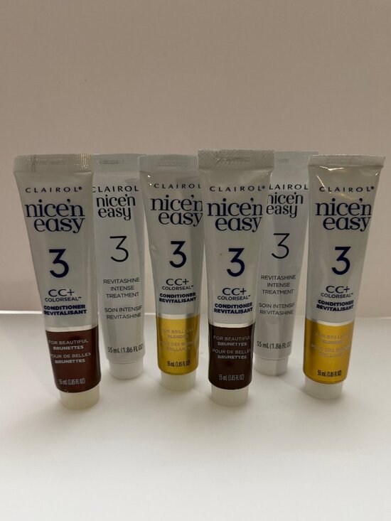 clairol Other - Lot of 6 Clairol Nice’n Easy #3 CC+ ColorSeal Conditioner – 1.86 fl oz Each NEW
